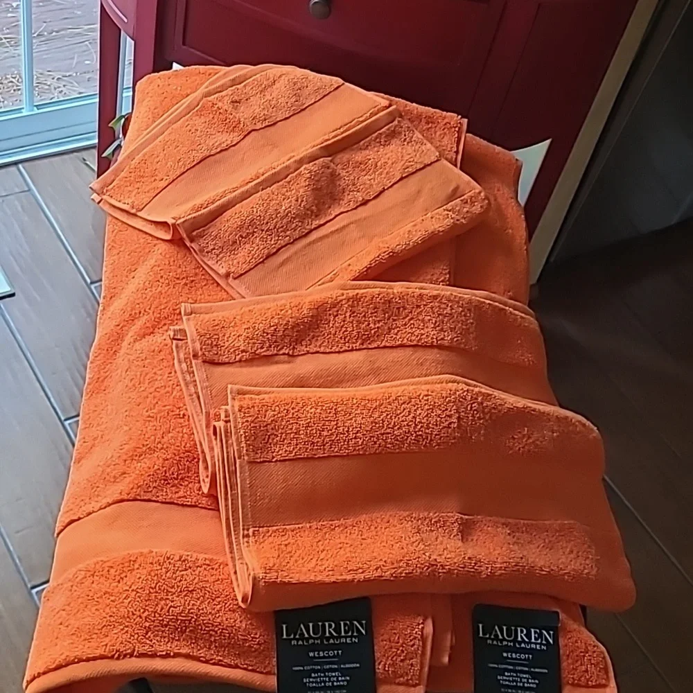 Ralph Lauren luxurious orange